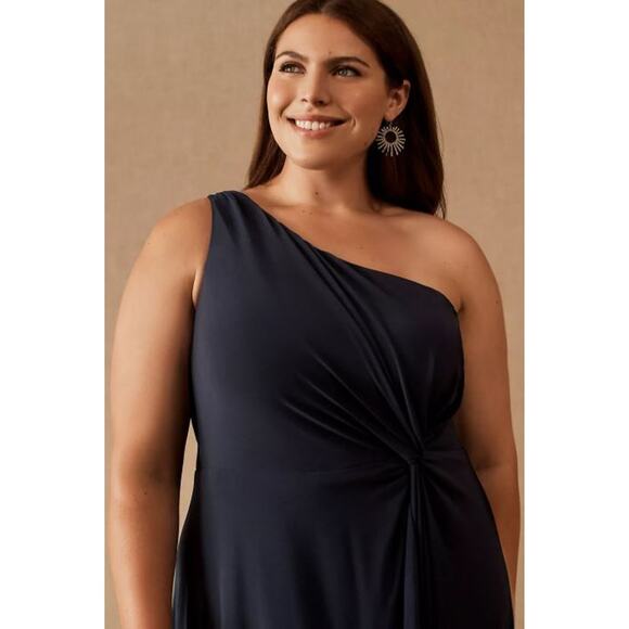 BHLDN Brixen Dress Dark Emerald - Size 16 - Picture 6 of 12